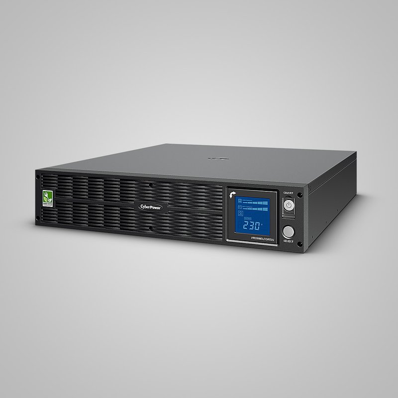 ИБП линейно-интерактивный CyberPower PR3000ELCDRT2U, 3000 ВА / 2700 Вт, Rack/Tower 2U
