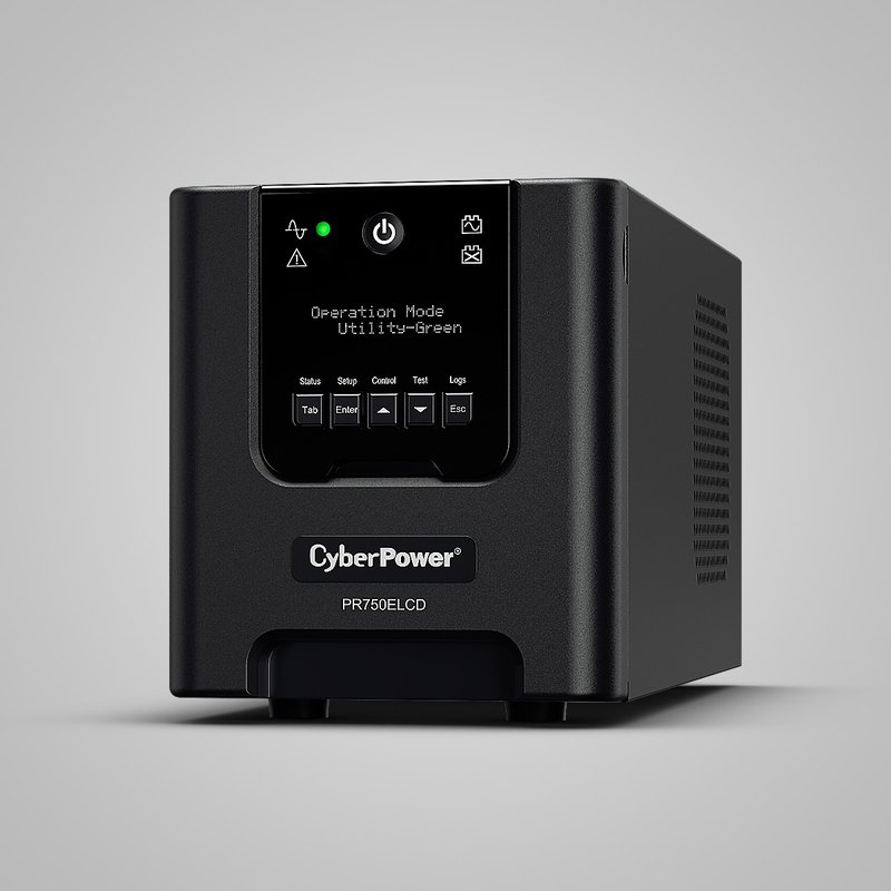 ИБП линейно-интерактивный CyberPower PR750ELCD, 750 ВА / 675 Вт