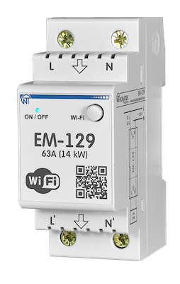 Wi-Fi Счетчик электроэнергии с функцией защиты и управления ЕМ-129