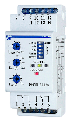 Реле напряжения РНПП-311М (-24V)